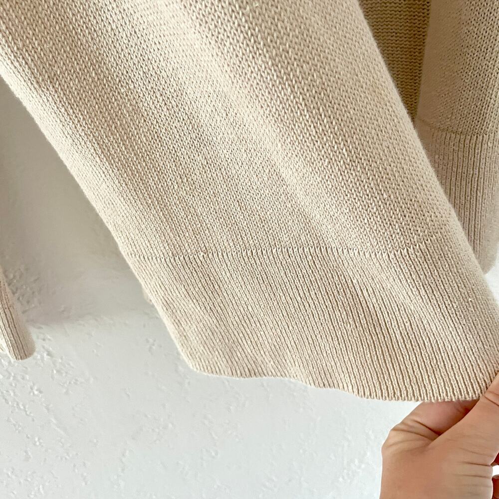 Eileen Fisher Organic Linen / Cotton Cardigan Open Sweater XXS Oversized - Picture 4 of 5